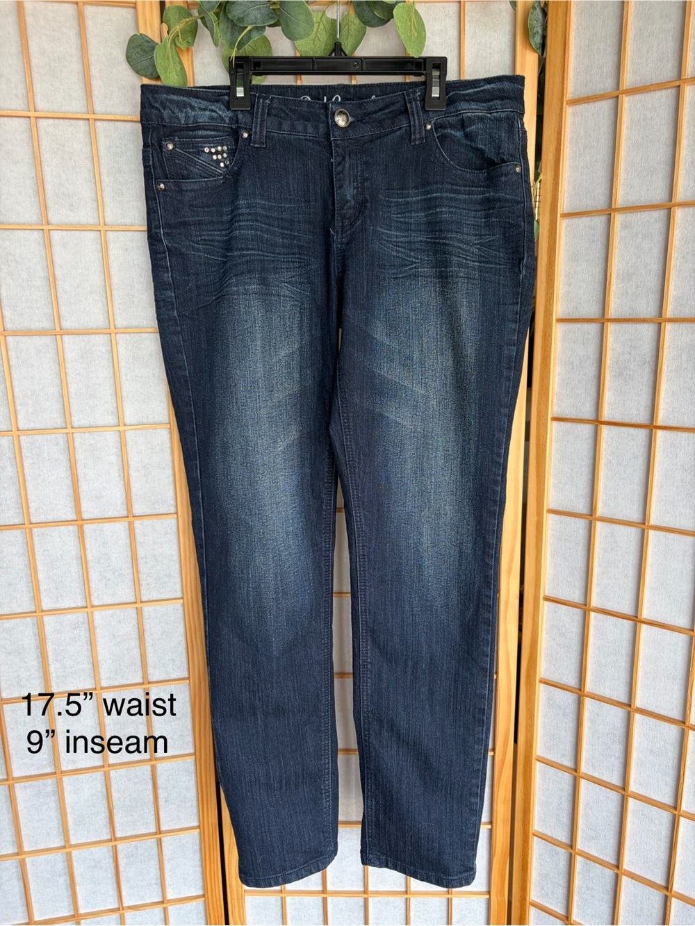 Red Camel Men's Dark Indigo Straight Jeans